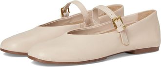 Franco Sarto Odilia Mary Jane Shoes Womens Dress Flat Shoes Soft Blush Pink Leather : 8.5 M