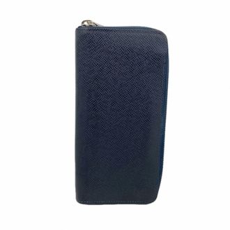 Louis Vuitton Navy Blue Long Wallet (Bi-Fold) (Pre-Owned)