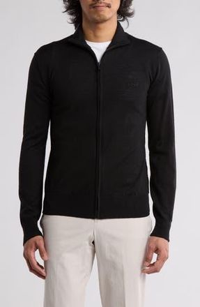 BOSS Amac Stand Collar Zip-Up Jacket in Black at Nordstrom Rack, Size Xx-Large