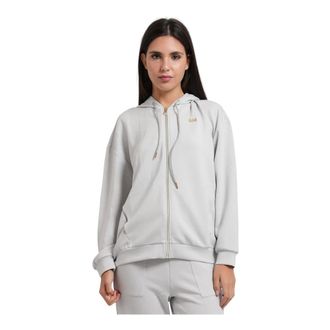 Emporio Armani Sudadera con cremallera - Sweatshirts & Hoodies - Mujer - Gris - XS