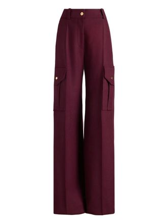 Patou Broek met cargo zak - Rood