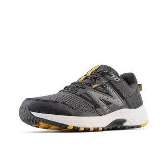 New Balance Mens 410 V8 Running Shoes, Castlerock/Black/Varsity Gold, 11.5 Wide