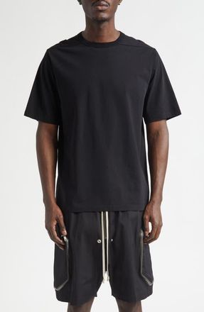 Rick Owens Brad Cotton T-Shirt in Black at Nordstrom, Size Xx-Large