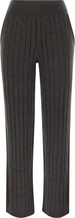 Brunello Cucinelli ribbed trousers - Grey