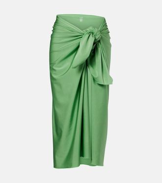 JADE Swim Nyla satin beach cover-up