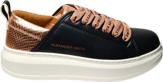 Alexander Smith Pelle Sneaker - Dames - Sneakers - Zwart - 37 EU - Leer - Schoenen