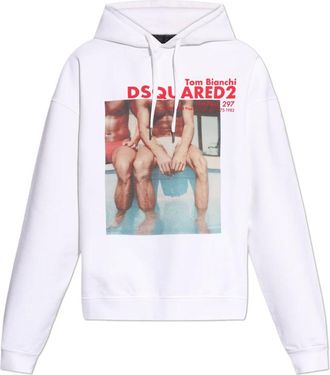 Dsquared2 Hombre, Sudaderas, Blanco, Talla: 2XL