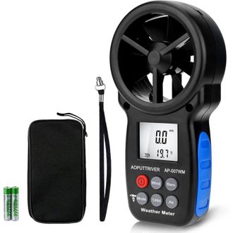 OEM Term&oacute;metro Digital Port&aacute;til Medidor De Velocidad Del Viento Digital Medidor De Viento De Mano Con Tr&iacute;pode Indicador De Velocidad Del Viento/temperatur