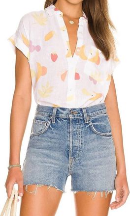 Rails Whitney Print Shirt In Cut Out Fruits