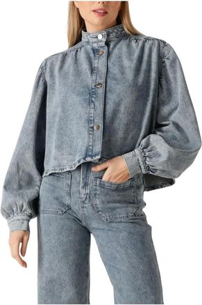 Ibana Overhemden, Dames, Blauw, 2Xs, Katoen, Tessa Blouse