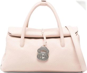Zanellato Tassen, Dames, Roze, ONE Size, Leer, Dotta Centauro Small Tote