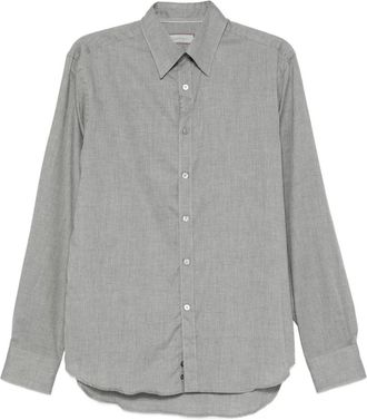 Canali Katoenen overhemd - Grijs