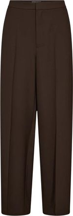 Mos Mosh Miley Pant - Dames - Wijde Broeken - Bruin - XS - Broeken