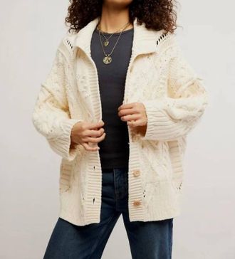 Free People Womens Heart You Cardigan In Cream