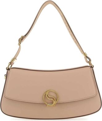 Stella McCartney S-Wave Schoudertas - Dames - Schoudertassen - Roze - ONE Size - Polyester - Tassen