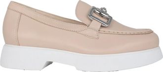 H&ouml;gl Fred Damesloafer - Dames - Loafers - Beige - 37 EU - Leer - Schoenen