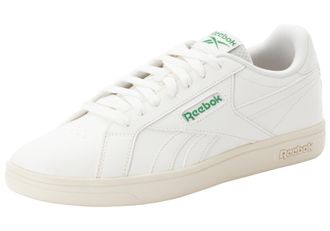 Reebok Classic Sneaker REEBOK CLASSIC REEBOK COURT RETRO, Damen, Gr. 36,5, weiss (chalk, glen gr&uuml;n, alabaster), Synthetik, Schuhe Sneaker