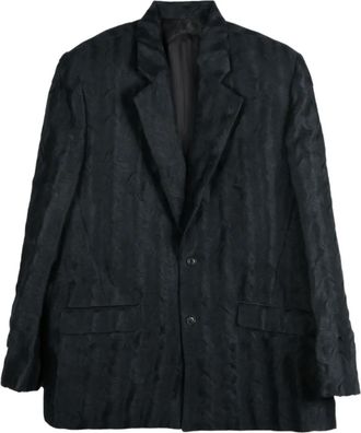 LGN Louis Gabriel Nouchi textured blazer - Nero