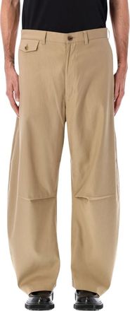 Comme Des Gar&ccedil;ons Beige Relaxed Trousers