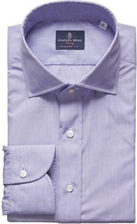 Emanuel Berg Cotton Dress Shirt in Blue at Nordstrom Rack, Size Medium