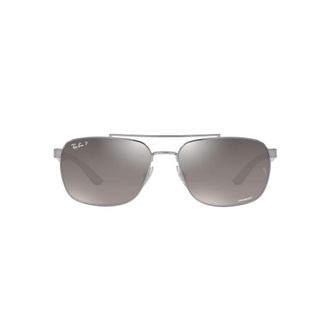 Ray-Ban Zonnebril - Heren - Zonnebrillen - Grijs - 59 MM - Accessoires
