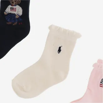 Polo Ralph Lauren Logo-Embroidered Cotton-Blend Socks - Multicolor