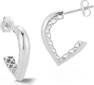 Glaze Jewelry Dagger Hoop Earrings in Silver at Nordstrom Rack