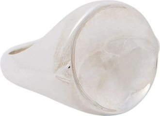 Bottega Veneta Veneta Ring - unisex - Ringen - Grijs - 54 MM - Accessoires