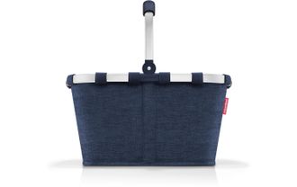 Reisenthel Einkaufskorb REISENTHEL Carrybag, Damen, twist navy, Polyester, Einkaufsk&ouml;rbe Einkaufskorb, Aus recyceltem Material
