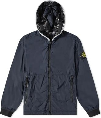 Stone Island Nylon-Tc Hooded Jacket Navy 761541131-V0020