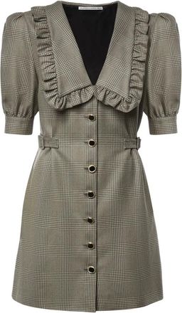 Alessandra Rich Kleedjes, Dames, Beige, S, Short Kleedjes