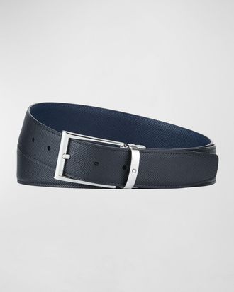 Montblanc Men & apos;s Reversible Cut-To-Size Business Belt