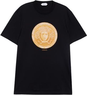 Versace Medusa Logo Graphic T-Shirt in Black at Nordstrom, Size Xx-Large