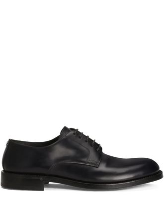 Dolce & Gabbana brushed derby shoes - Blue