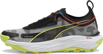 Puma Voyage NITRO 3 Trail Running Shoes Grey Black Green 377745-06