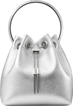 Jimmy Choo London Bon Bon Drawstring Bucket Bag