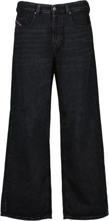 Diesel 2001 D-Macro - Heren - Loose Fit Jeans - Zwart - W29 - Katoen - Jeans