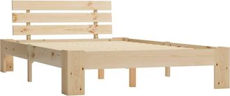 vidaXL Vidaxl - Giroletto Senza Materasso 140x200 Cm In Legno Massello Di Pino