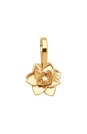 Made by Mary July Birth Flower Charm in Gold Vermeil at Nordstrom