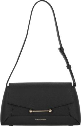 Strathberry Tassen, Dames, Zwart, ONE Size, Leer, Mosaic Shoulder