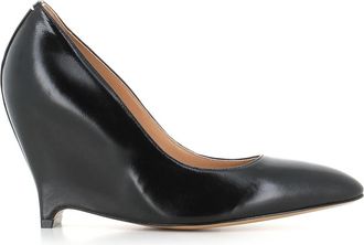 Maison Margiela Puntneus Pump - Dames - Pumps - Zwart - 38 EU - Leer - Schoenen