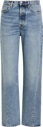 Toteme Twisted-seam Straight-leg Jeans - Blue Denim - 27 (W27 / UK8-10 / S)