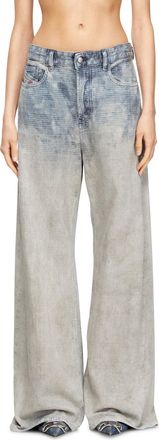Diesel Relaxed Jeans - 1996 D-Sire - Jeans - Woman - Blue