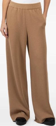 Eleventy wide-leg trousers - Brown