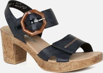 Rieker Womens Vital Womens Sandals - Black - Size: 7.5