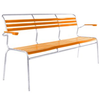 Schubiger M&ouml;bel L&auml;ttli-Bank S&auml;ntis mit Armlehnen