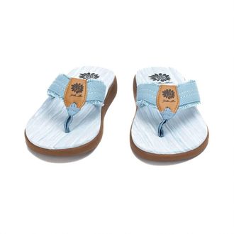 Yellow Box Gerri Blue Flip Flop In Light Blue Denim