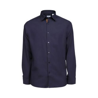 Burberry Shefford Ls - male - Burberry - Casual Shirts - Blue - M - Shirts