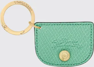 Longchamp Portachiavi &Eacute;pure in pelle a grana ed ottone