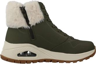Skechers Uno Rugged - Fall Air - Dames - Winterlaarzen - Groen - 37 EU - Schoenen
